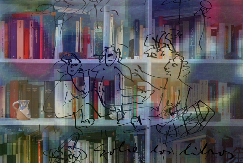 Bidón de gasolina junto con el libro Fahrenheit 451 de Ray Bradbury.